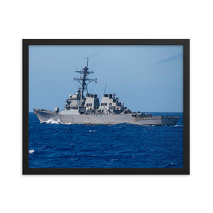 USS Curtis Wilbur (DDG-54) Framed Ship Photo