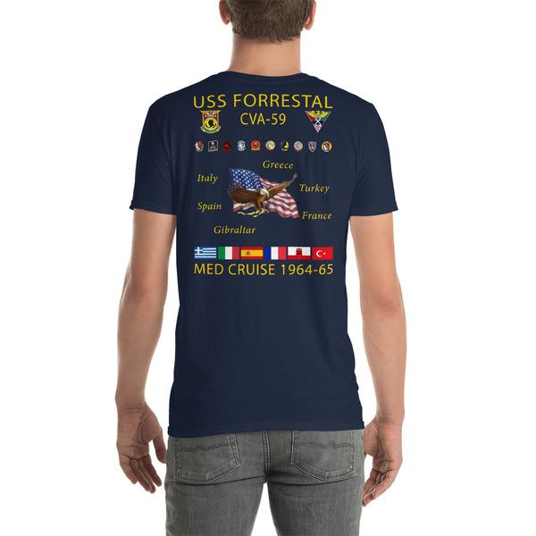USS Forrestal (CVA-59) 1964-65 Cruise Shirt