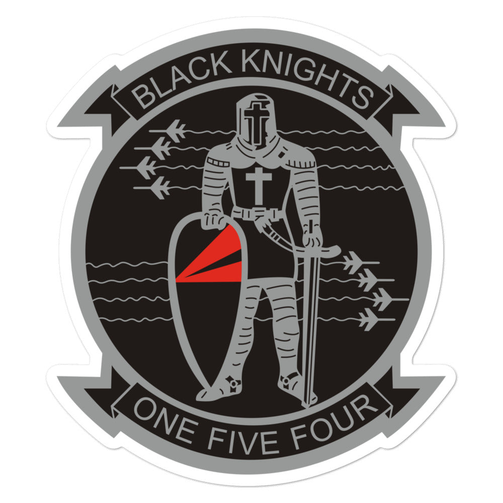 VFA-154 Black Knights Squadron Crest Vinyl Sticker