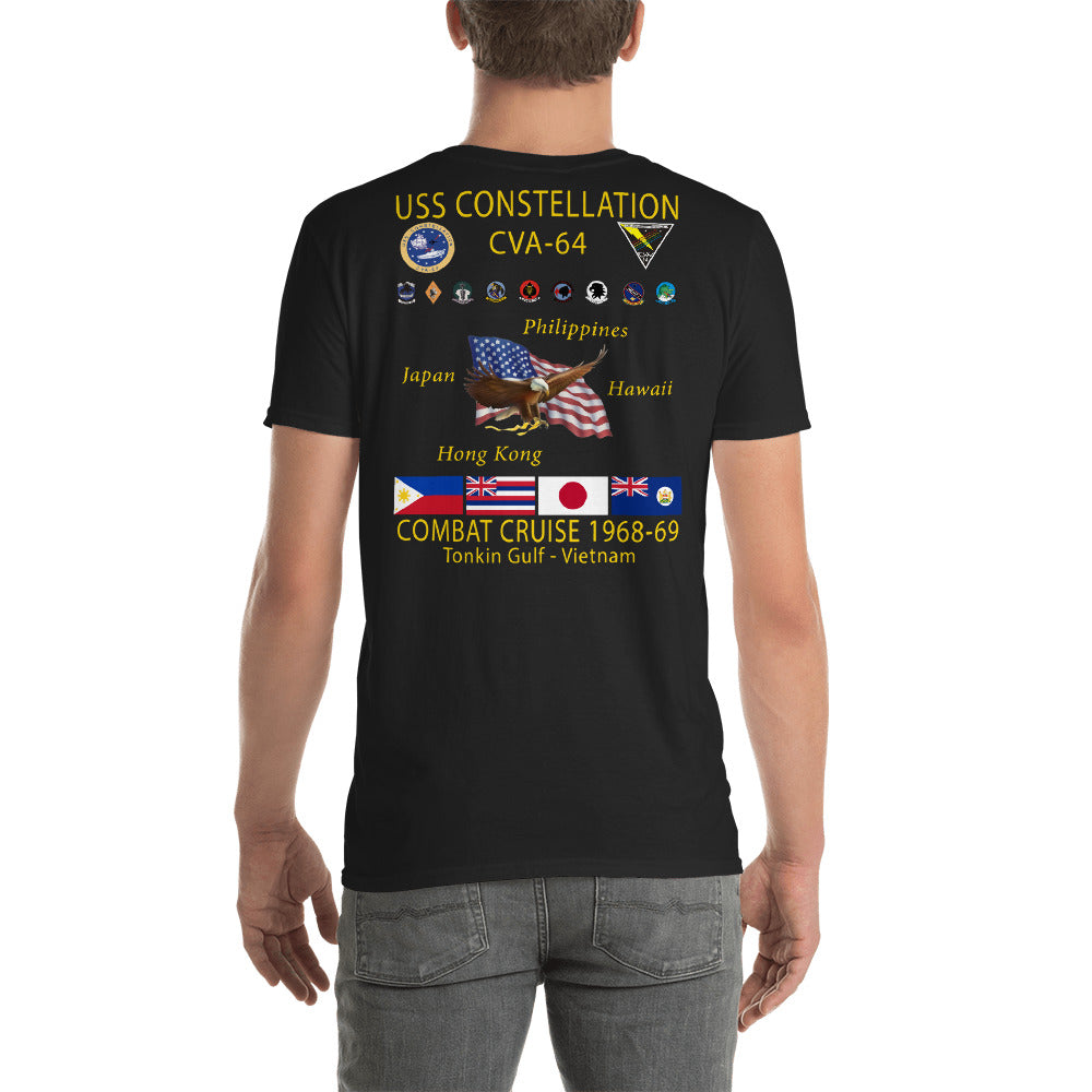 USS Constellation (CVA-64) 1968-69 Cruise Shirt