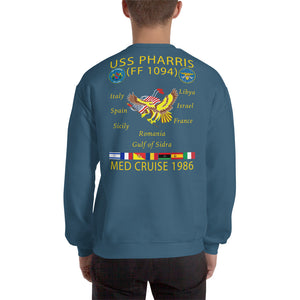 USS Pharris (FF-1094) 1986 Cruise Sweatshirt