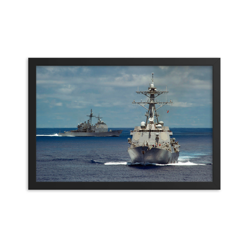USS Gridley (DDG-101) Framed Ship Photo