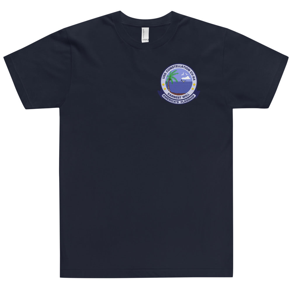 USS Constellation (CV-64) Operation Earnest Will T-Shirt