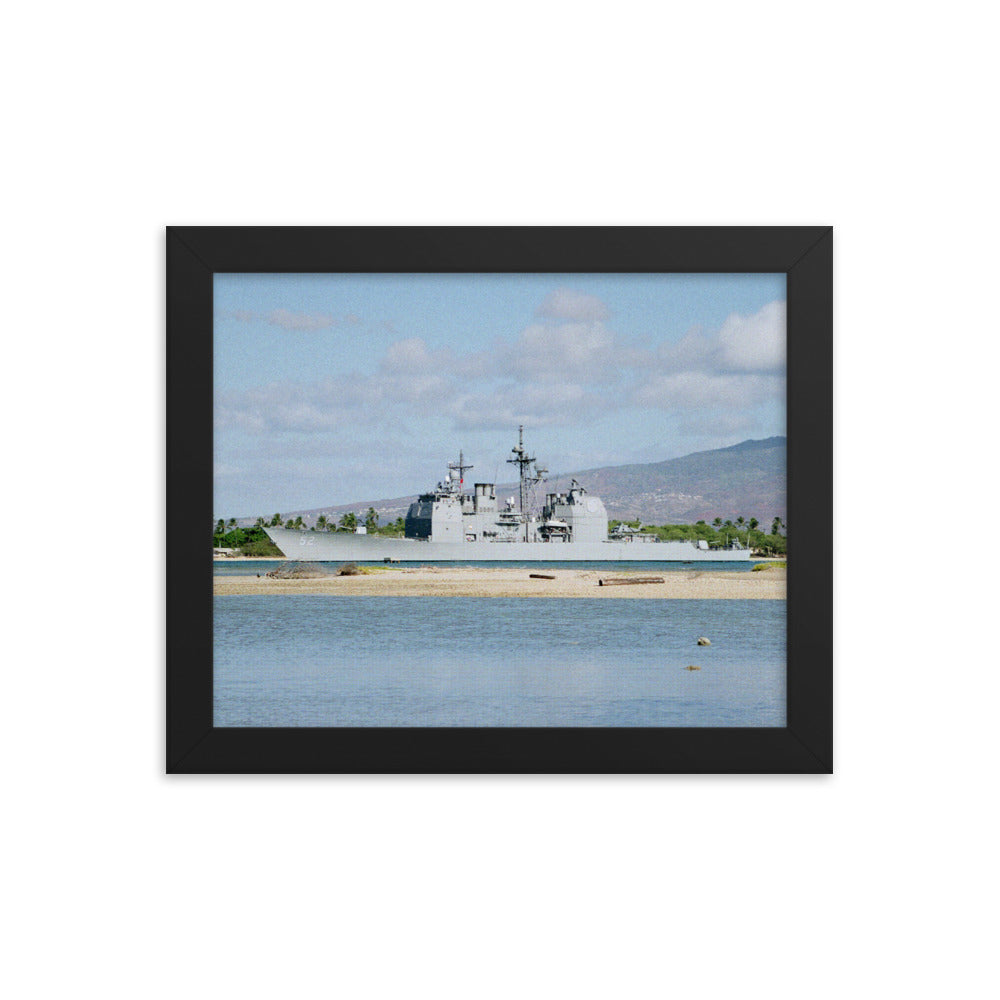 USS Bunker Hill (CG-52) Framed Ship Photo