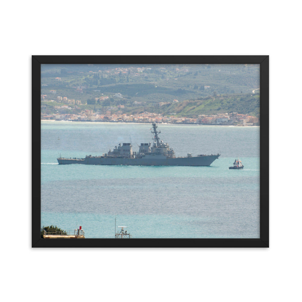 USS Gonzales (DDG-66) Framed Ship Photo