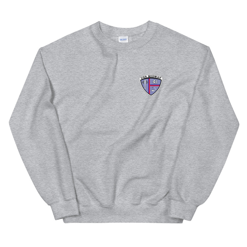 USS Midway (CVA/CV-41) Ship's Crest Sweatshirt