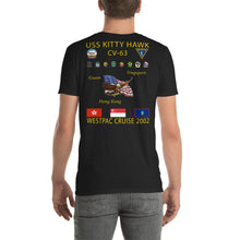 Load image into Gallery viewer, USS Kitty Hawk (CV-63) 2002 Cruise Shirt