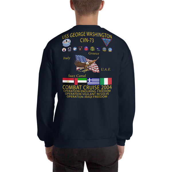 USS George Washington (CVN-73) 2004 Cruise Sweatshirt