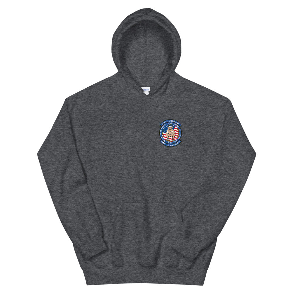 USS America (CV-66) Big Dog's Last Romp 1995-96 Hoodie