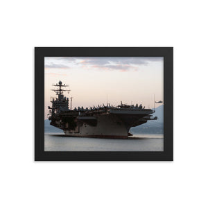 USS Theodore Roosevelt (CVN-71) Framed Ship Photo