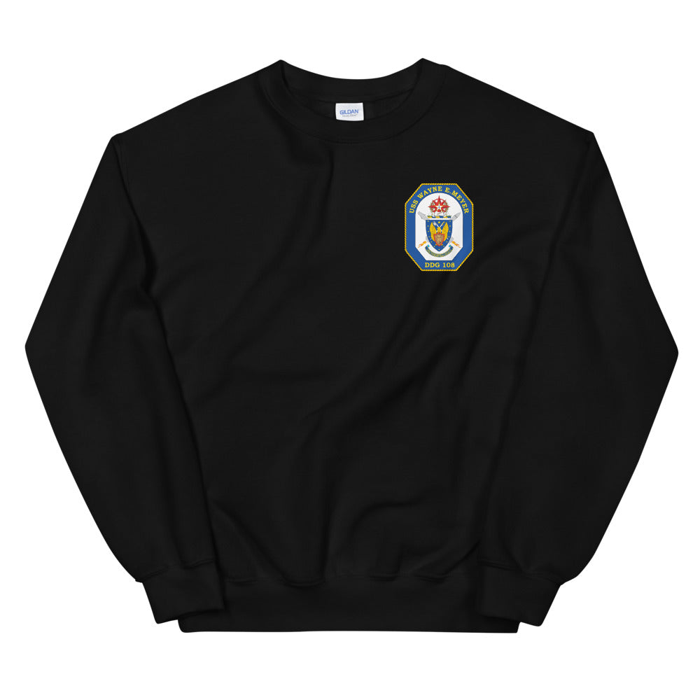 USS Wayne E. Meyer (DDG-108) Ship's Crest Sweatshirt