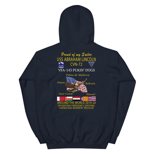 VFA-143 Pukin' Dogs 2019-20 Cruise Hoodie - Family