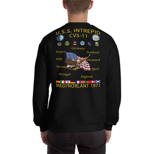 USS Intrepid (CVS-11) 1971 Cruise Sweatshirt
