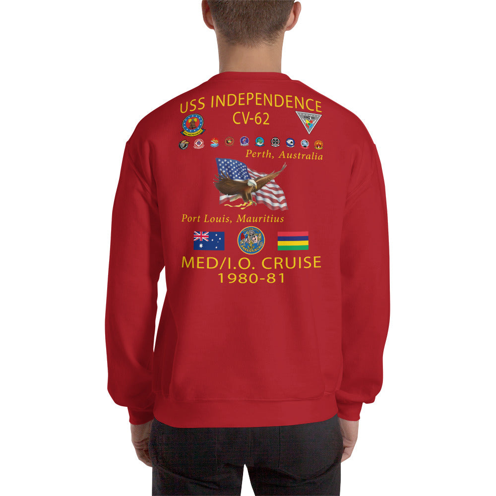 USS Independence (CV-62) 1980-81 Cruise Sweatshirt