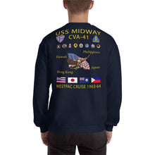 Load image into Gallery viewer, USS Midway (CVA-41) 1963-64 Cruise Sweatshirt