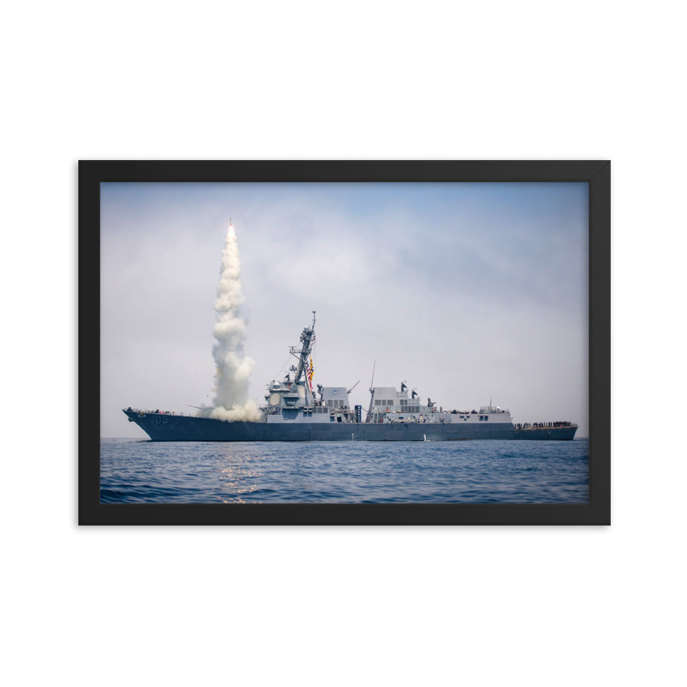 USS Dewey (DDG-105) Framed Ship Photo