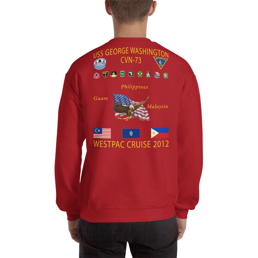 USS George Washington (CVN-73) 2012 Cruise Sweatshirt