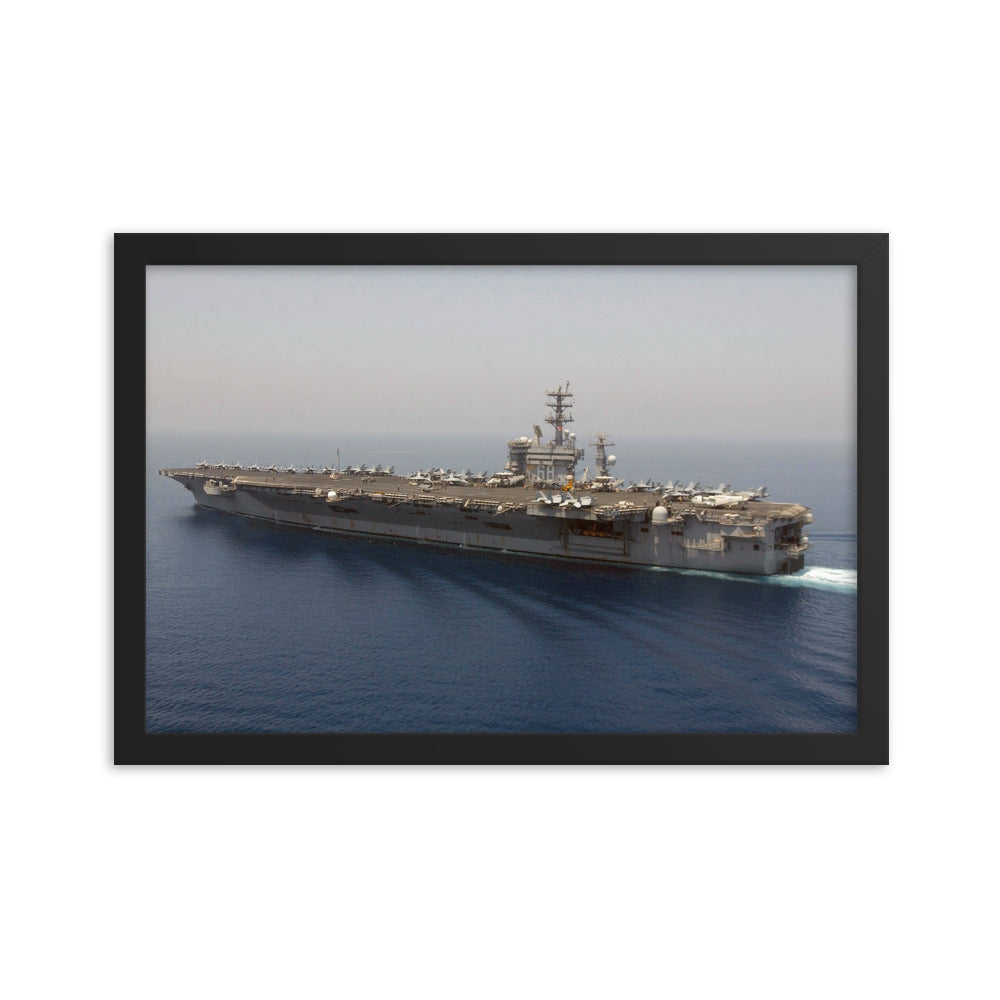 USS Nimitz (CVN-68) Framed Ship Photo