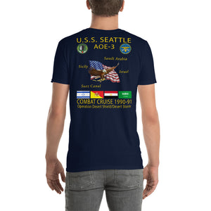 USS Seattle (AOE-3) 1990-91 Cruise Shirt