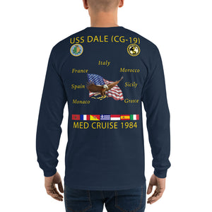 USS Dale (CG-19) 1984 Long Sleeve Cruise Shirt