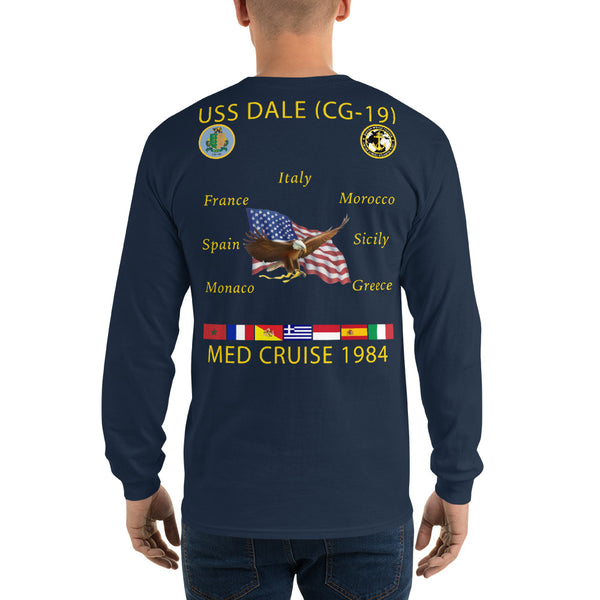 USS Dale (CG-19) 1984 Long Sleeve Cruise Shirt