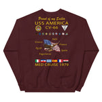 USS America (CV-66) 1979 Cruise Sweatshirt - FAMILY