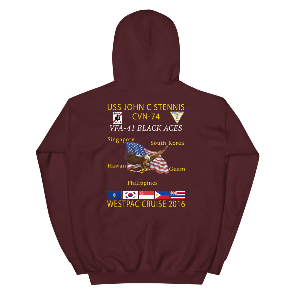 VFA-41 Black Aces 2016 Cruise Hoodie