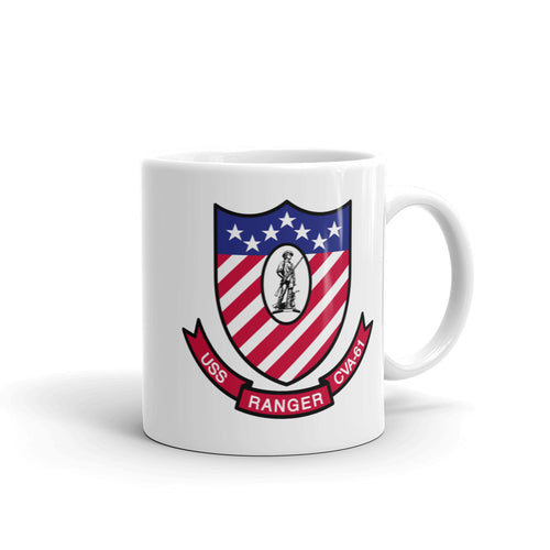 USS Ranger (CVA-61) Ship's Crest Mug