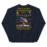 USS Abraham Lincoln (CVN-72) 2002-03 Cruise Sweatshirt - Family