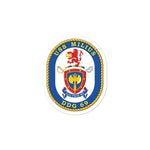 USS Milius (DDG-69) Ship's Crest Vinyl Sticker