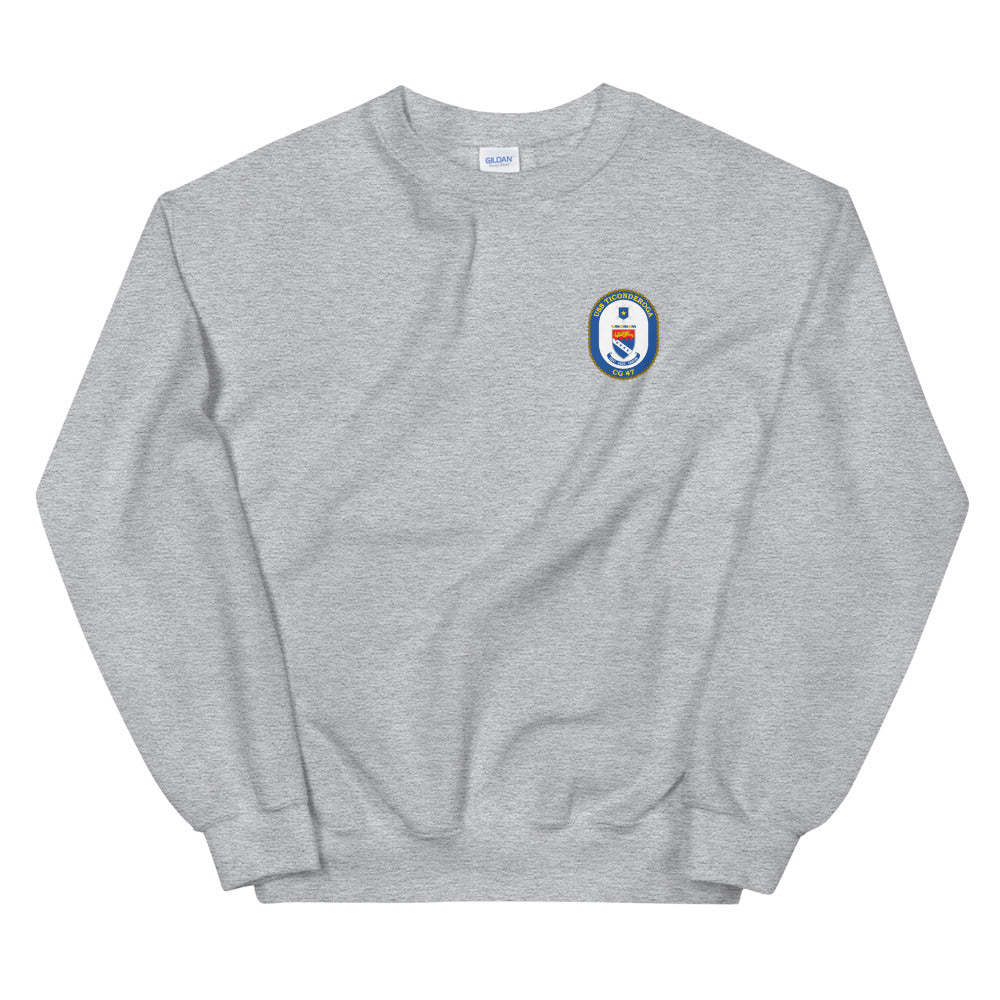 USS Ticonderoga (CG-47) Ship's Crest Sweatshirt