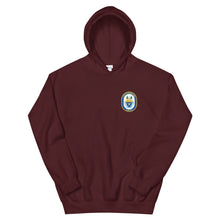 Load image into Gallery viewer, USS Rushmore (LSD-47) Ship&#39;s Crest Hoodie