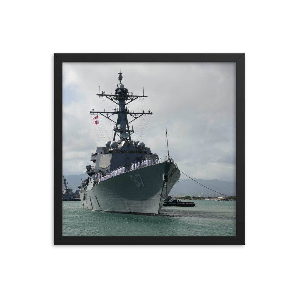 USS Halsey (DDG-97) Framed Ship Photo