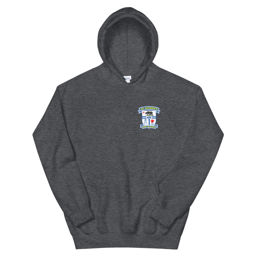 USS Sacramento (AOE-1) Ship's Crest Hoodie