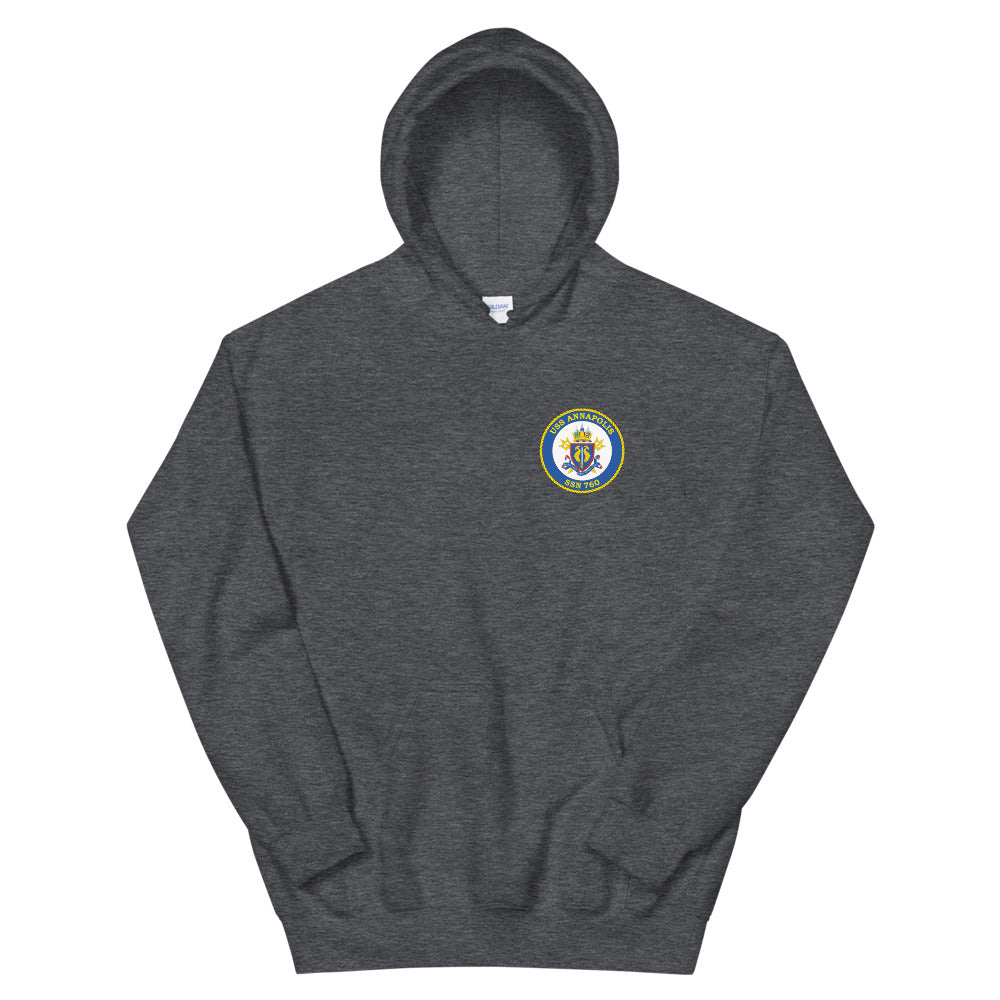 USS Annapolis (SSN-760) Ship's Crest Hoodie