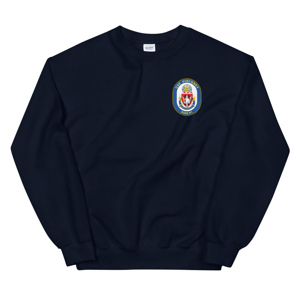 USS Pinckney (DDG-91) Ship's Crest Sweatshirt