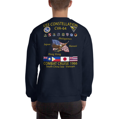 USS Constellation (CVA-64) 1966 Cruise Sweatshirt