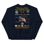USS Constellation (CV-64) 1997 Cruise Sweatshirt - FAMILY