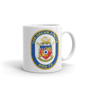 USS Oscar Austin (DDG-79) Ship's Crest Mug