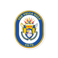 Load image into Gallery viewer, USS Vella Gulf (CG-72) Ship&#39;s Crest Vinyl Sticker