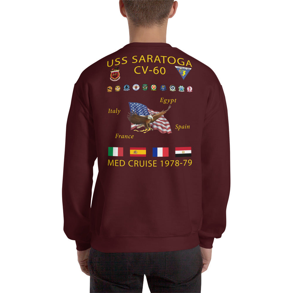 USS Saratoga (CV-60) 1978-79 Cruise Sweatshirt