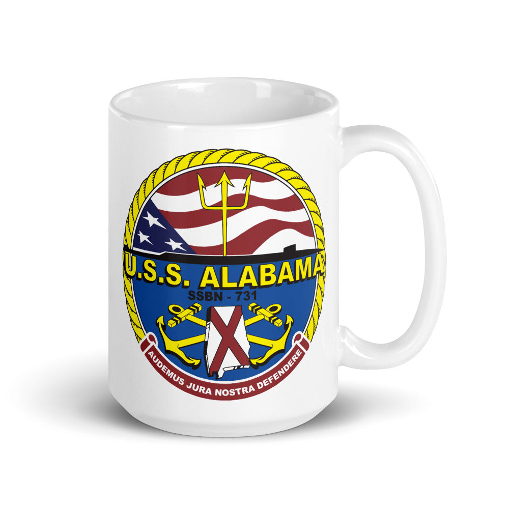 USS Alabama (SSBN-731) Ship's Crest Mug