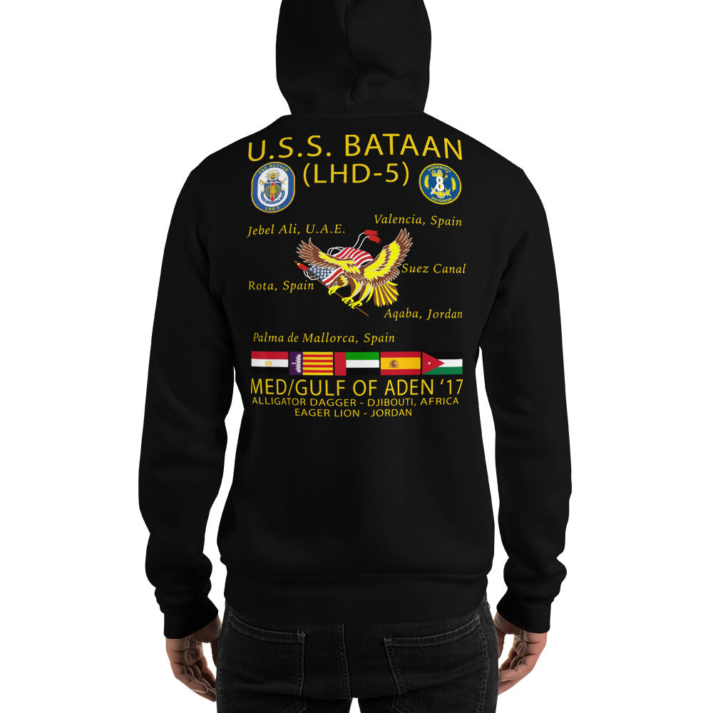 USS Bataan (LHD-5) 2017 Cruise Hoodie