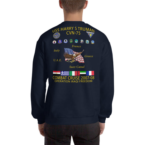 USS Harry S. Truman (CVN-75) 2007-08 Cruise Sweatshirt