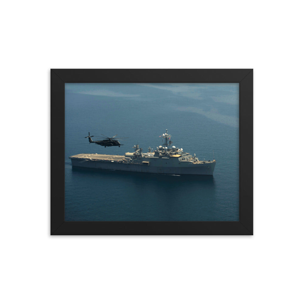 USS Ponce (LPD-15) Framed Ship Photo