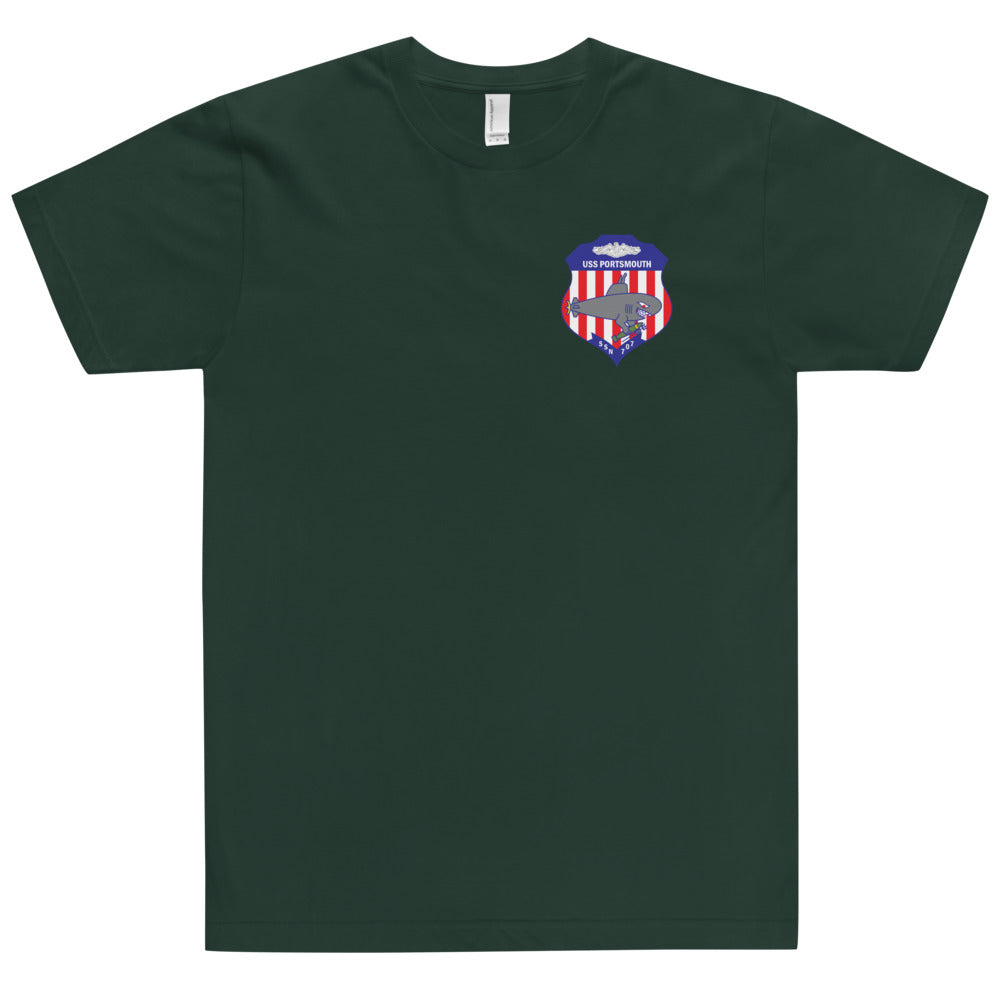USS Portsmouth (SSN-707) Ship's Crest Shirt