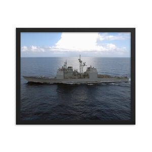 USS Lake Champlain (CG-57) Framed Ship Photo