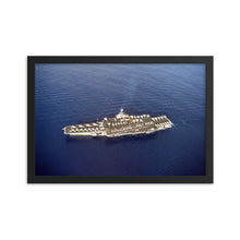 Load image into Gallery viewer, USS Ranger (CV-61) Framed Ship Photo - Ranger Last Ride