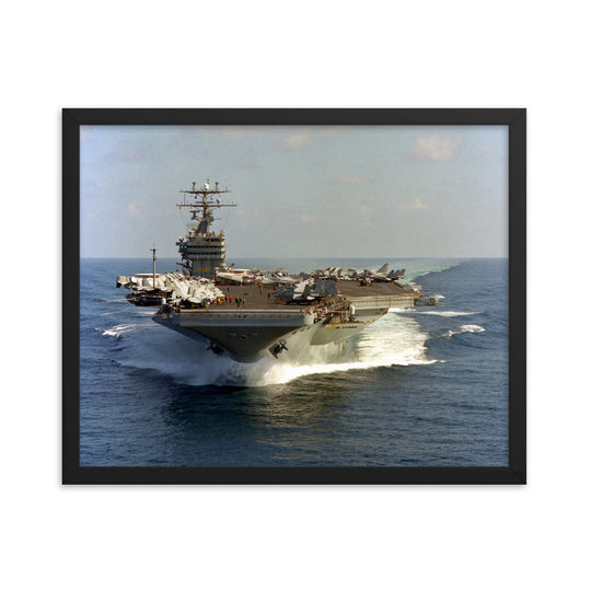 USS Abraham Lincoln (CVN-72) Framed Ship Photo