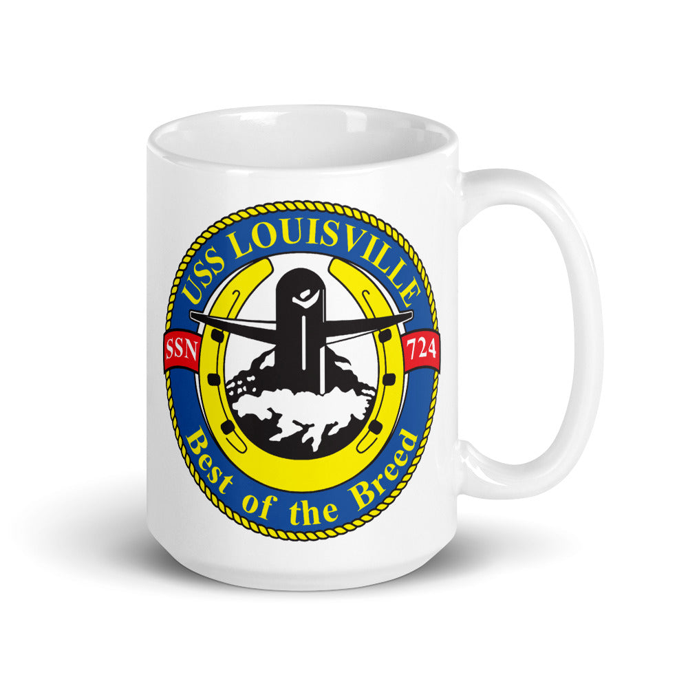 USS Louisville (SSN-724) Ship's Crest Mug